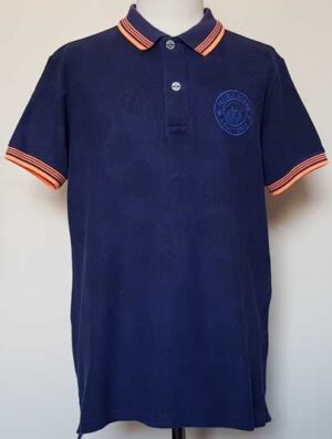 158.JBC donkerblauwe polo met print nt. 158