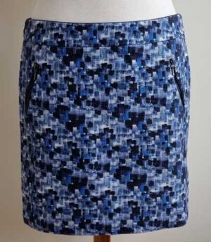 JBC winter rokje in blauw tinten mt. 46