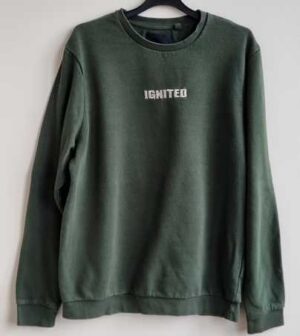 Clockhouse donker groene sweater mt. L