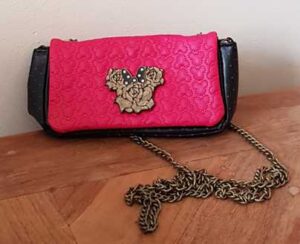 Disneyland Parijs rood/zwart klein tasje