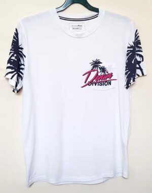 Tom Tailor wit t-shirt met print mt. L