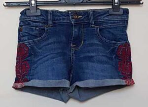 140.Nik&Nik jeans short met borduur mt. 140