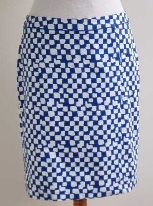 Bel&Bo blauw/wit rokje mt. 38