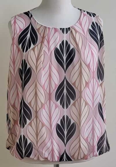 Dazzling roze/beige blouse/top mt. XXL
