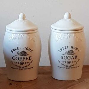 Sweet Home roomwitte voorraad potten