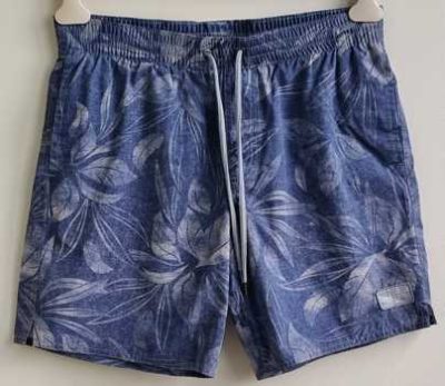 O'Neill jeansblauwe zwemshort met print mt. S