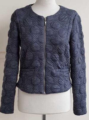Vero Moda grijs doorgestikt vestje/jasje mt. 36