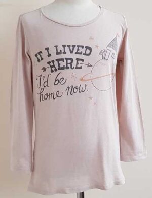 152.Scotch R’Belle beige/roze shirt mt. 152 (12)