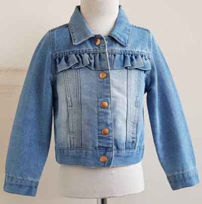 110.Denim Co jeans jasje met roesel mt. 110