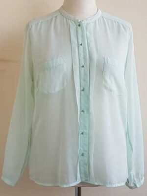 Superstar mintgroene blouse mt. 42