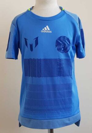 128.Adidas lichtblauw shirt mt. 128