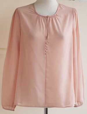 Oudroze blouse mt. M