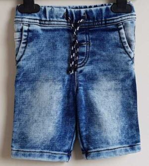 080.Denim Co stoere jeans bermuda mt. 80