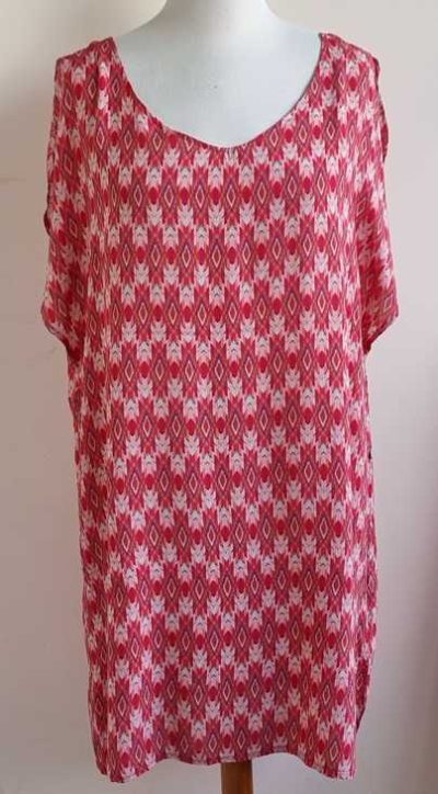 School Rag rood/roze jurkje mt. 40 (3)