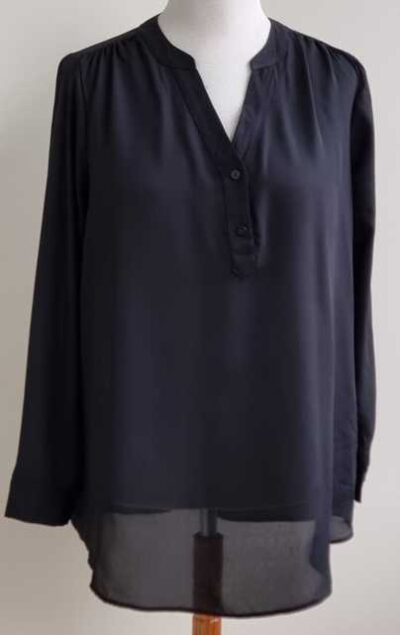 Miss E Plus zwarte blouse mt. 46 NIEUW
