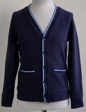 We Fashion donkerblauw vestje mt. 110/116