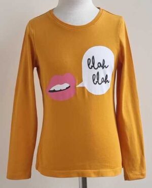 122.Name It geel shirt met print mt. 122/128