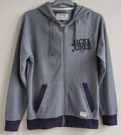 Jack & Jones grijs sweatvest mt. S