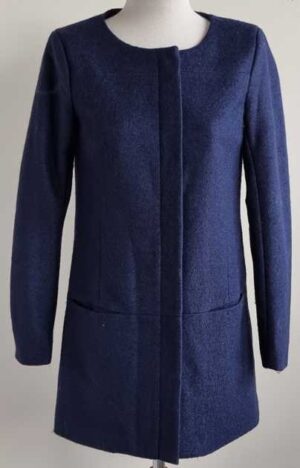 Only donkerblauw manteltje mt. S