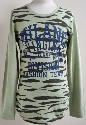 164.Vingino lichtgroen shirt met print mt. 164 (14)