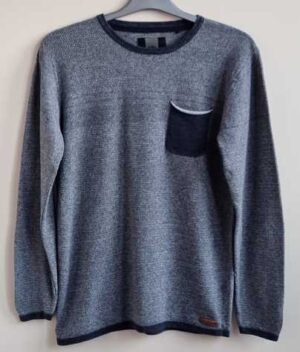 Cult Edition jeansblauwe trui mt. M