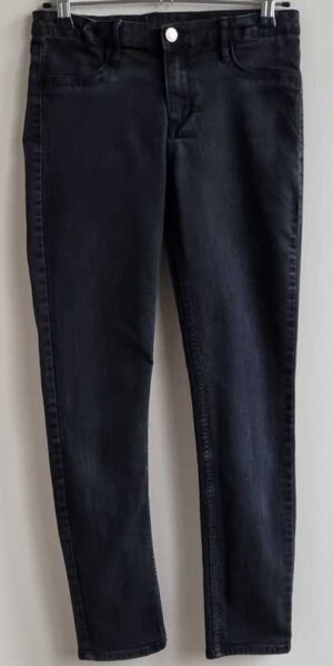 152.H & M stretchy zwarte skinny jeans mt. 152