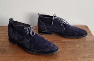 Florentino grijs/blauwe veterschoenen mt. 42