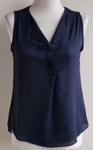 Vila donkerblauw bloesje mt. XS