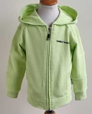 092.Tumble ’n Dry neon groen vestje mt. 92