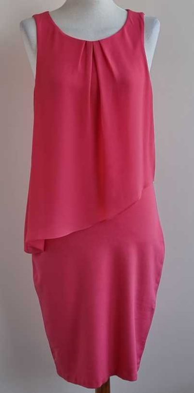 Steps roze jurk met voile mt. M