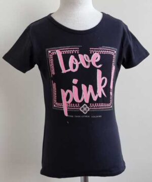 128.DJ Dutch Jeans zwart t-shirt met print mt. 128