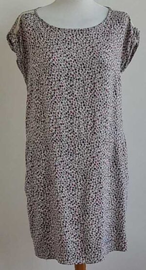 Sissy-Boy beige jurkje met gekleurde prints mt. M
