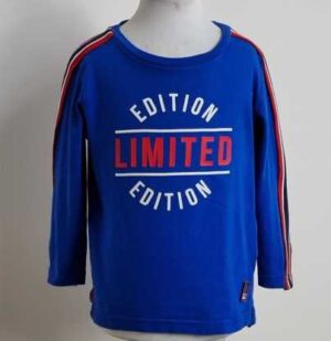 Europe Kids blauw shirt met print mt. 92