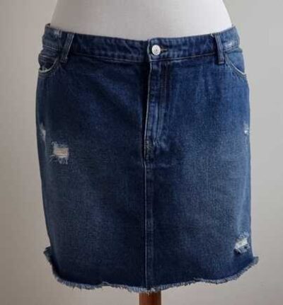 Violeta jeans rok met used look mt. 50