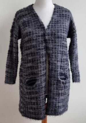 Vero Moda grijs/zwart vest mt. L