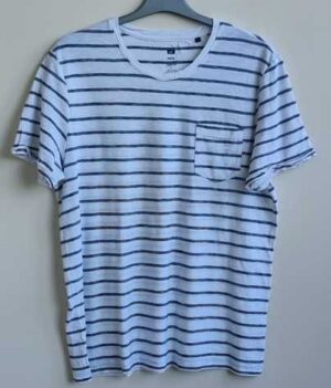 We Fashion wit gestreept t-shirt mt. XL