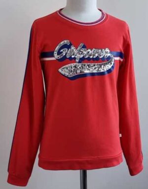 Someone rode sweater met applicatie mt. 152