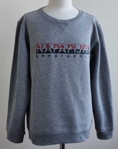 Napapijra grijze sweater smet print mt. 152