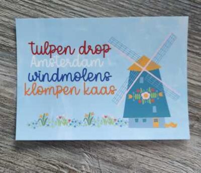Only Happy Things Ansichtkaart Hollands