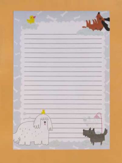 Only Happy Things A5 schrijfblok Happy dogs