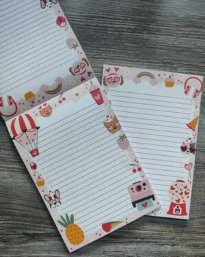 Only Happy Things A5 schrijfblok Pink Valentijn