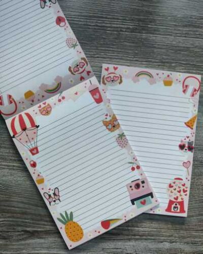 Only Happy Things A5 schrijfblok Pink Valentijn