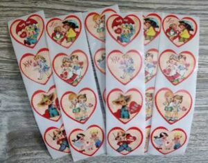 24 stickers Valentijn