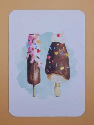 Little Lefty Lou Ansichtkaart Ice cream