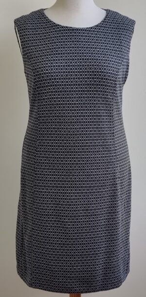 Cappellini grijs/zwarte jurkje mt. XL (it. 54)
