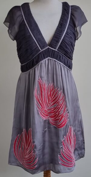Styles by Steps grijs jurkje mt. 38
