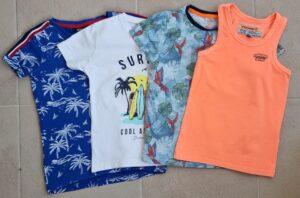 4 Shirts van verschillende merken mt. 110