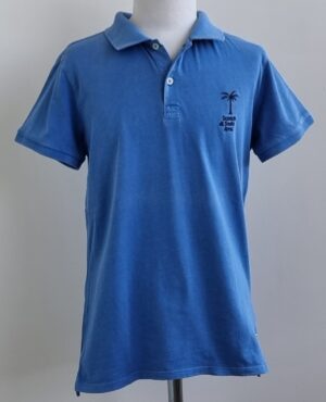 Scotch&Soda blauwe polo mt. 152