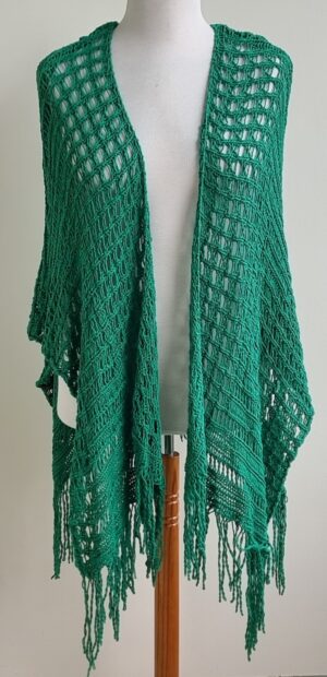Made in Italy groen gehaakt vest mt. 48/52