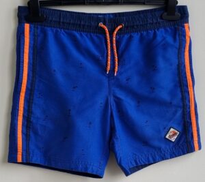 We Fashion blauwe zwemshort mt. 146/152